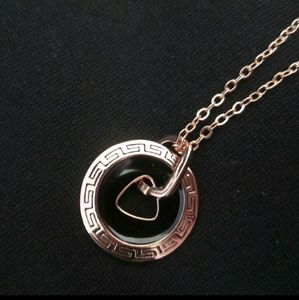 Rose gold vintage choker necklaces for women's